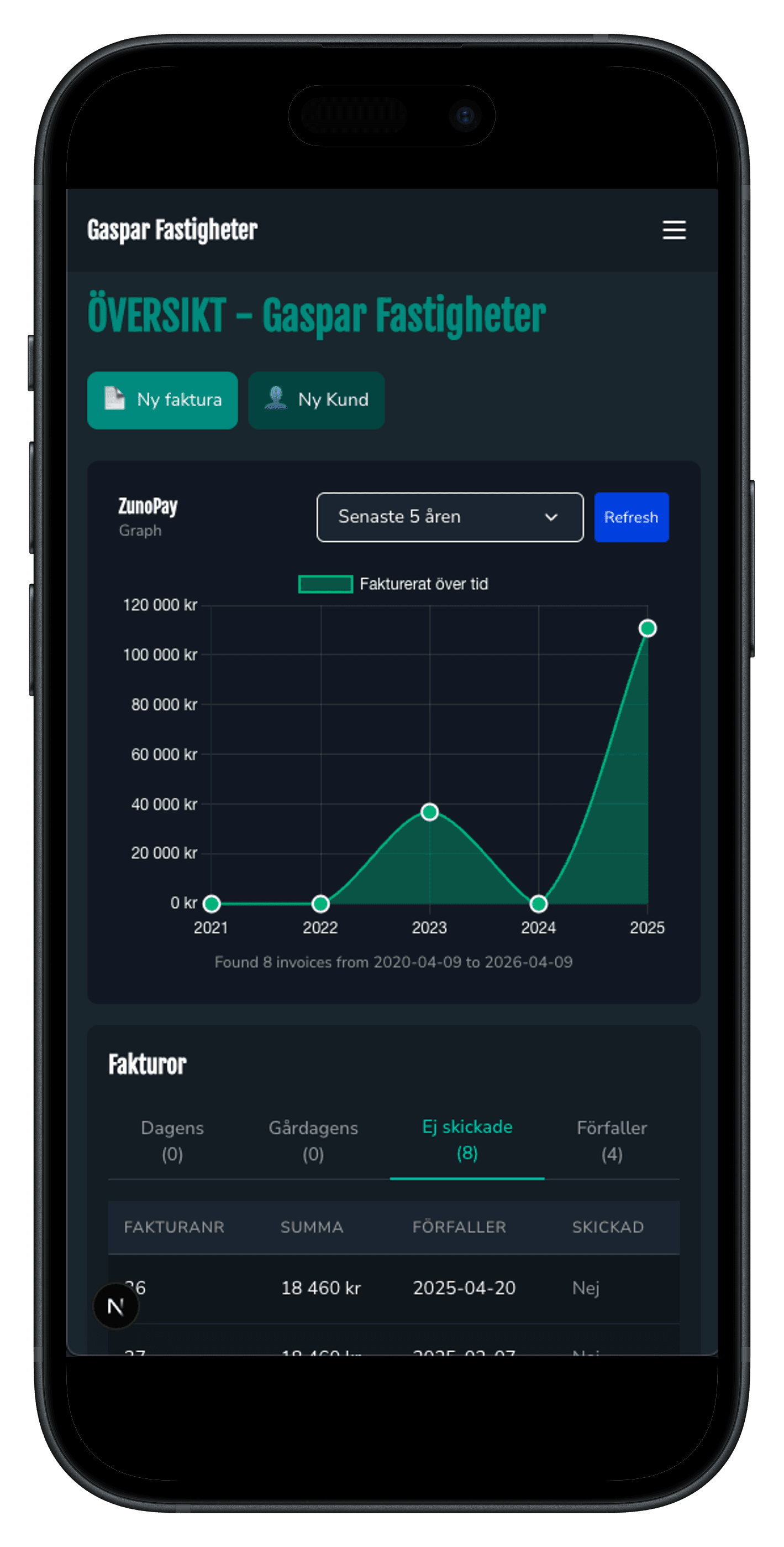 Device mockups showing the application interface